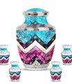 Pattern Small Ashes Keepsake Funeral, Ashes Cremation Urn