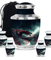 Dragon Small Urn For Ashes Funeral, Ashes Cremation Urn