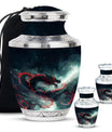 Dragon Small Urn For Ashes Funeral, Ashes Cremation Urn