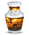 Zebra Small Urn For Human Ashes Funeral, Ashes Cremation Urn