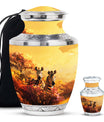 Zebra Urn For Human Ashes Dad Funeral, Ashes Urn