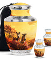 Zebra Urn For Human Ashes Dad Funeral, Ashes Urn
