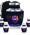 Wolf Keepsake Urn Funeral, Ashes Cremation Urn