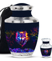 Wolf Keepsake Urn Funeral, Ashes Cremation Urn