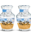 Military Urn For Human Ashes Keepsake Funeral, Ashes Urn