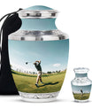 Golf Keepsake For Human Ashes Funeral, Ashes Cremation Urn