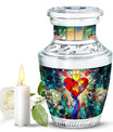 Stained Glass Ashes Keepsake Funeral, Ashes Cremation Urn
