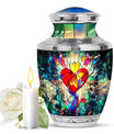 Stained Glass Ashes Keepsake Funeral, Ashes Cremation Urn