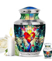 Stained Glass Ashes Keepsake Funeral, Ashes Cremation Urn