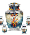 Stained Glass Cremation Urns Funeral, Ashes Memorial Urn