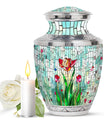 Stained Glass Cool Urns For Ashes Funeral, Ashes Urn For Ashes