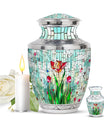 Stained Glass Cool Urns For Ashes Funeral, Ashes Urn For Ashes
