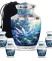 Cosmic Dragonfly Urns For Women Funeral, Ashes Cremation Urn
