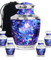 Cosmic Dragonfly Small Ashes Urn Funeral, Ashes Memorial Urn