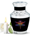Cosmic Dragonfly Large Urn Funeral, Ashes Cremation Urn