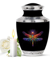 Cosmic Dragonfly Large Urn Funeral, Ashes Cremation Urn