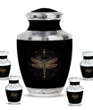 Cosmic Dragonfly Earn For Ashes Large Funeral, Ashes Urn For Ashes
