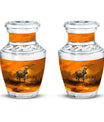 Zebra Urn For Ashes Adult Funeral, Ashes Cremation Urn