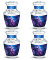 Galaxy Theme 3 Inch Keepsake Pack of 4