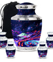 Turtle Theme Large Urn With 4 Keepsake Urn