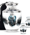 Owl Theme Large Urn With 2 Keepsake Urn