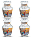 Macaw Parrot Theme 3 Inch Keepsake Pack of 4