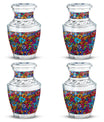 Flowers Theme 3 Inch Keepsake Pack of 4