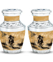 Cowboy Theme 3 Inch Keepsake Pack of 2
