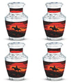 Cowboy Theme 3 Inch Keepsake Pack of 4