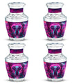Mamoth Theme 3 Inch Keepsake Pack of 4