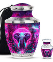 Mamoth Theme Large Urn With 1 Keepsake Urn