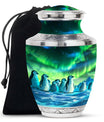 Penguin Theme Large Urn 10 Inch