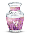 White Dove On Purple Theme 3 Inch Keepsake