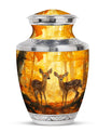 Deer Family Theme Large Urn 10 Inch