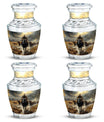 Cowboy Theme 3 Inch Keepsake Pack of 4