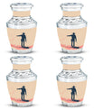 Cowboy Theme 3 Inch Keepsake Pack of 4