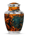 Peacock Theme Large Urn 10 Inch