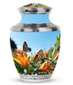 Butterfly On Purple Meadow Urns For Sale Size 10inch