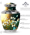 Butterflies Fly In A Meadow Funeral Urns Size 10inch