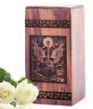 Large wooden Ash Urn in shape of a Guitar, ideal Cremation Urns for Men or a special memorial Urn for Dad