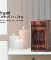 Elegant Tree of Life cremation urn crafted in wood, perfect memorial for women's ashes