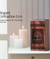 Elegant Tree of Life Wooden Urns designed for storing adult male ashes, offering comfort and solace