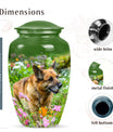 German Shepherd Dog Pet Large Cremation Urn