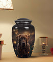 Chocolate Labrador Dog Pet Cremation Urn For Ashes