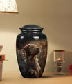 Golden Labrador Cremation Pet Dog Container
