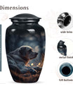 Golden Labrador Dog Pet Container For Remanis