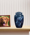 Golden Labrador Dog Pet Cremation Miniature Urn