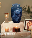 Golden Labrador Dog Pet Cremation Miniature Urn