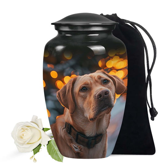 Golden Labrador Small Dog Pet Cremation Urn