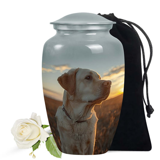 Golden Labrador Keepsake Pet Cremation Urn